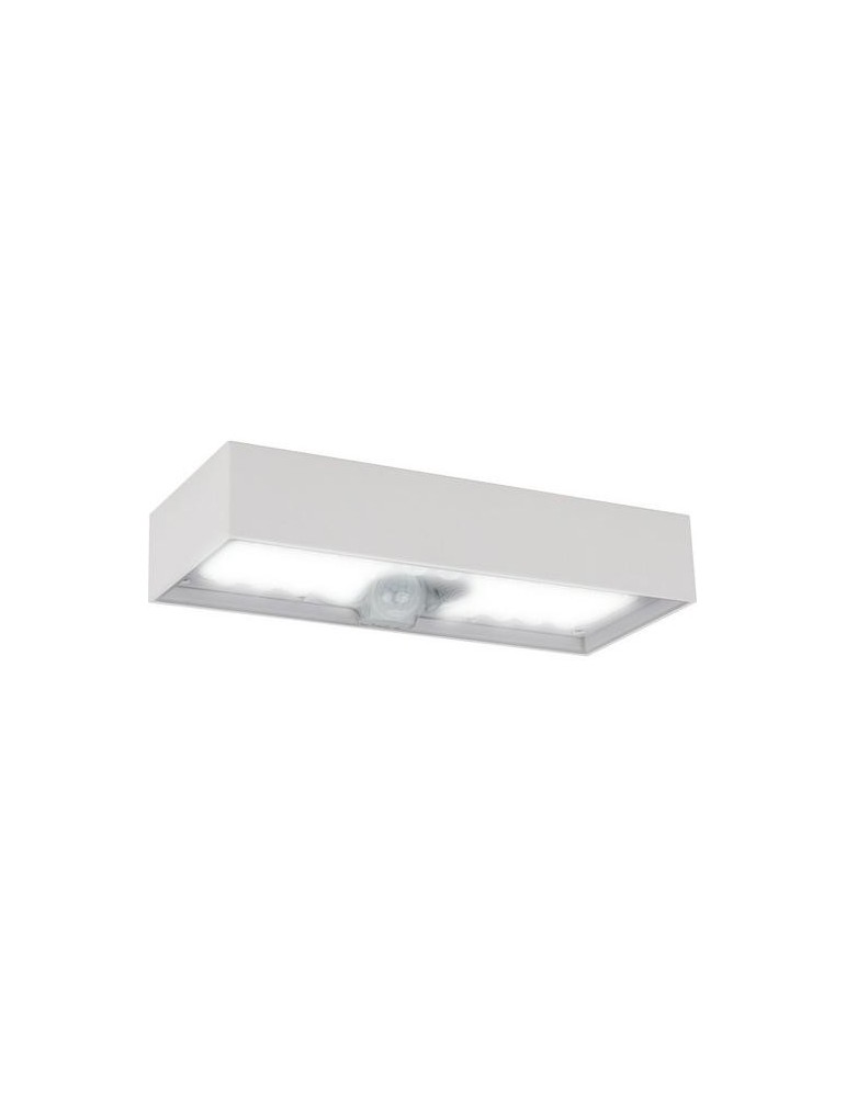 APLIQUE LADRILLO SOLAR 900LM 6W 3000K PARED BLANCO