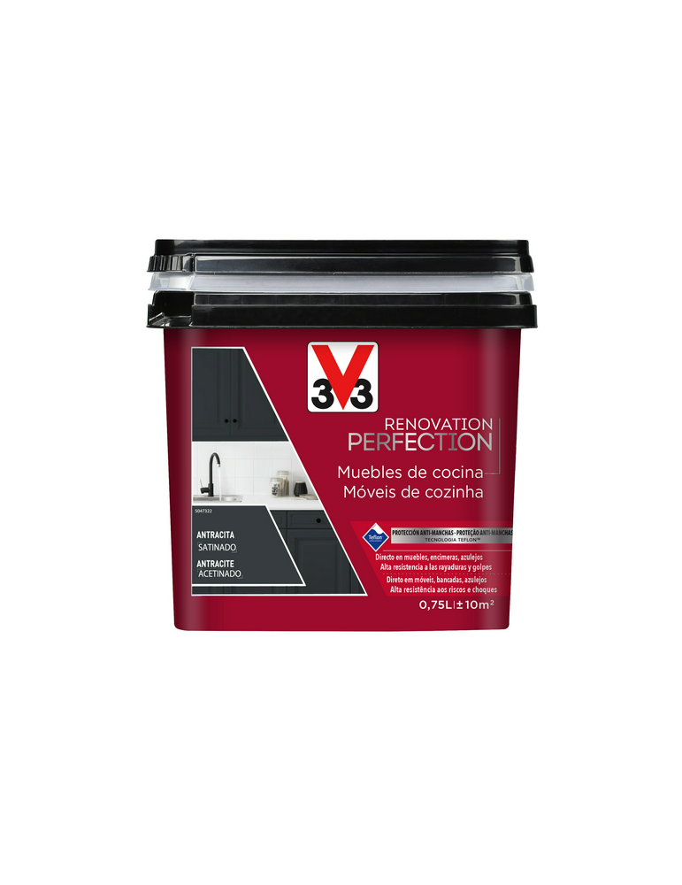 PINTURA RENO PERFECTION COCINAS 2L ANTRACITA
