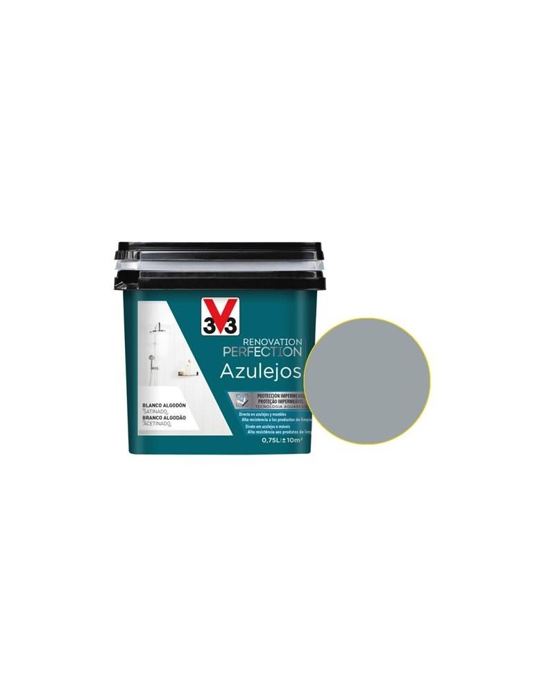 PINTURA RENO PERFECTION AZULEJOS 750ML GRIS DELFIN