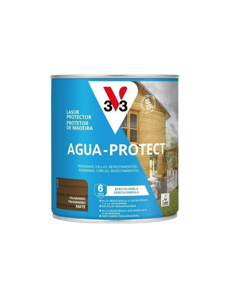LASURE - AGUA PROTECT PALISANDRO MATE 0,75L 125924