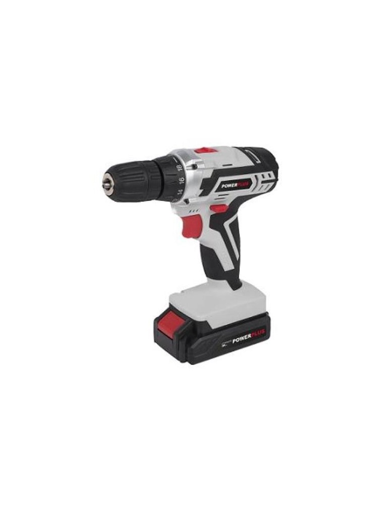 TALADRO BATERIA  20V.1,3AH.2 VELOCIDADES POWC 1071