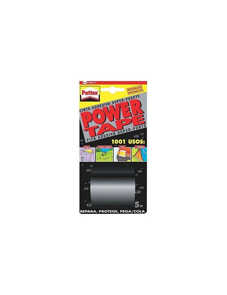 CINTA POWER-TAPE NEGRO 50X5 (BL.) 471554