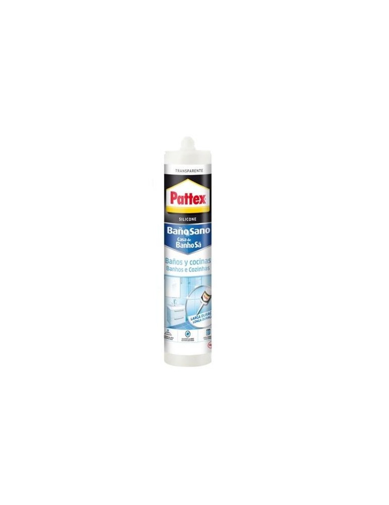 SILICONA BAÑO SANO SANITARIA TRANS. 280 ML. 965762