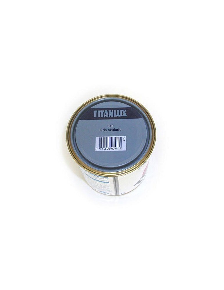 ESMALTE TITANLUX 750 ML. 510 001 GRIS AZUL ADO