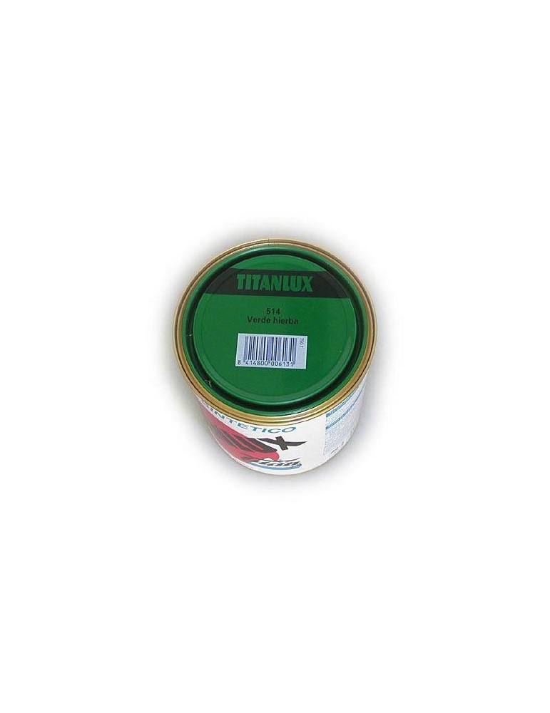 ESMALTE TITANLUX 750 ML. 514 001 VERDE HIERBA