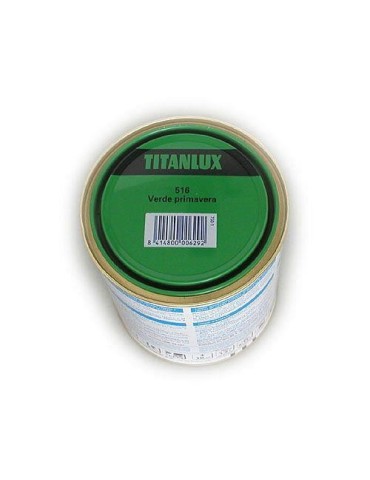 ESMALTE TITANLUX 750 ML. 516 001 VERDE PRIMAVERA