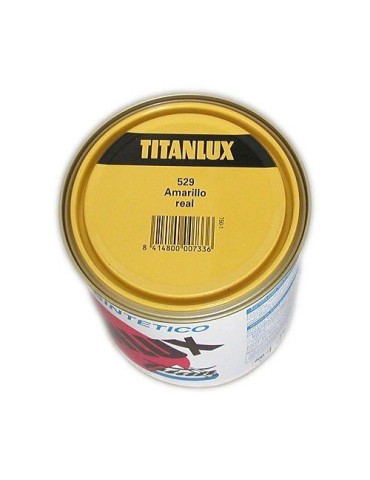 ESMALTE TITANLUX 750 ML. 529 001 AMARILLO REAL