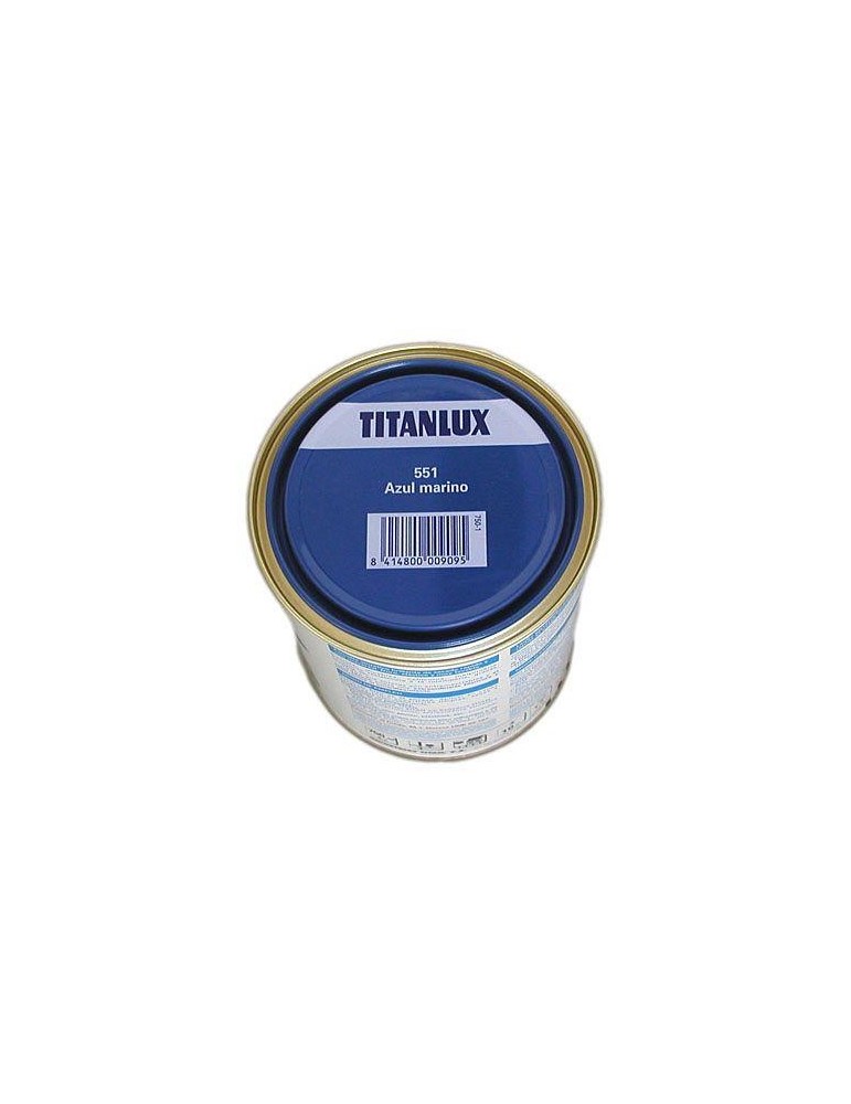 ESMALTE TITANLUX 750 ML. 551 001 AZUL MARINO