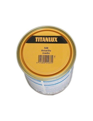 ESMALTE TITANLUX 750 ML. 568 001 AMARILLO MEDIO
