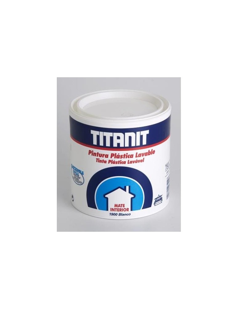 PINTURA PLASTICA INT. MATE BCO.TITANIT 750 ML.