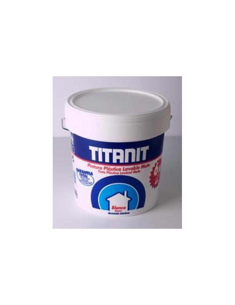 PINTURA PAREDES TITANIT INTERIOR BLANCO MATE 4L