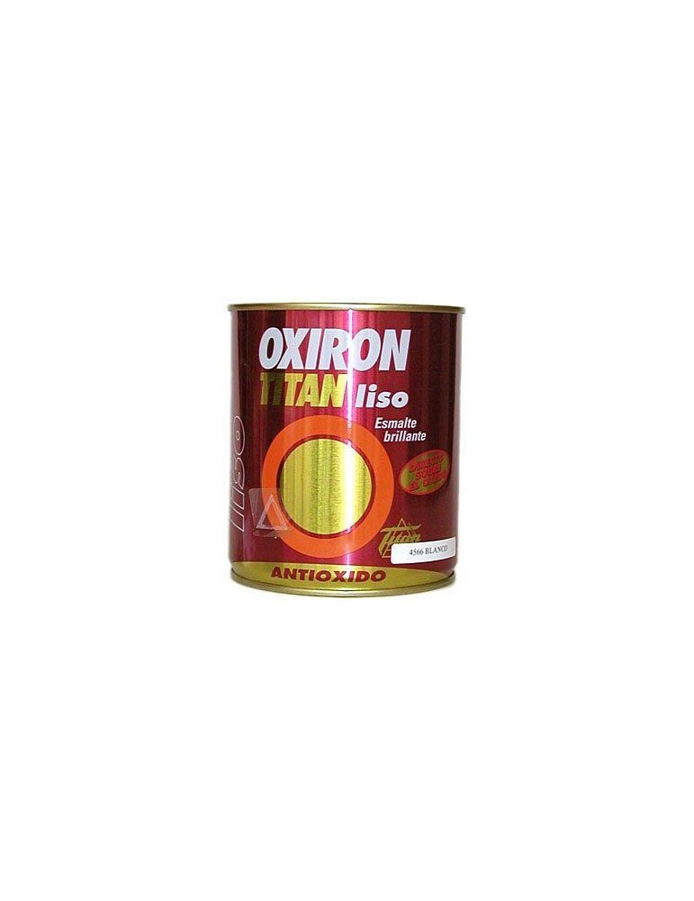 ESMALTE BRILLO OXIRON LISO BLANCO 750 ML.
