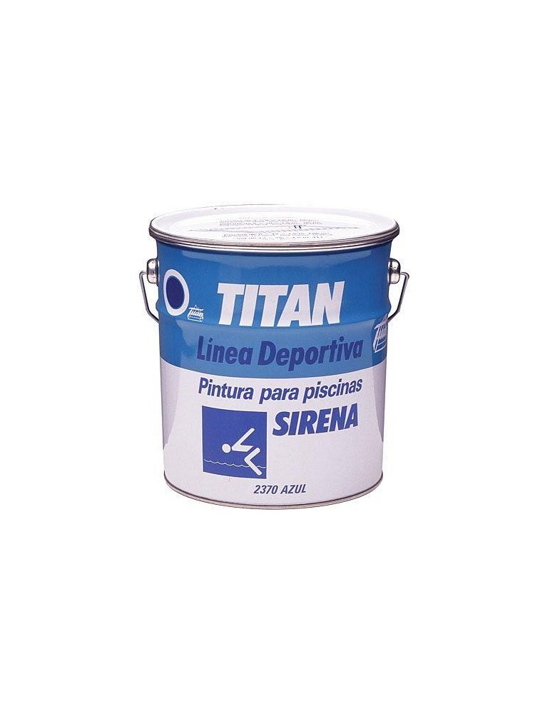 PINTURA PISCINAS SIRENA AL AGUA AZUL 4 L.