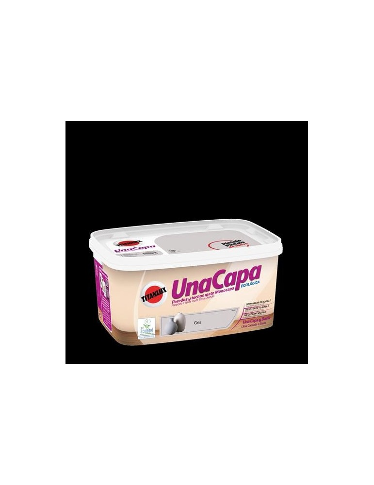 PINTURA TITAN 1 CAPA GRIS 4L. 5699290