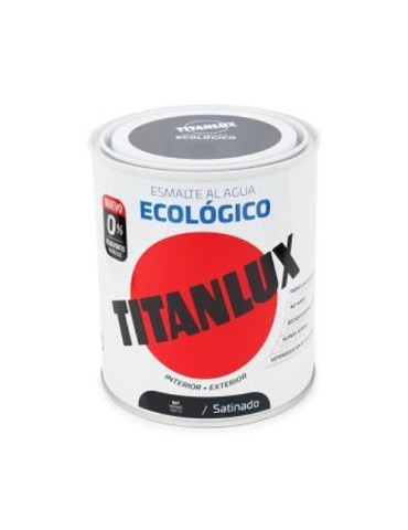 TITANLUX ECO SATINADO NEGRO 750ML
