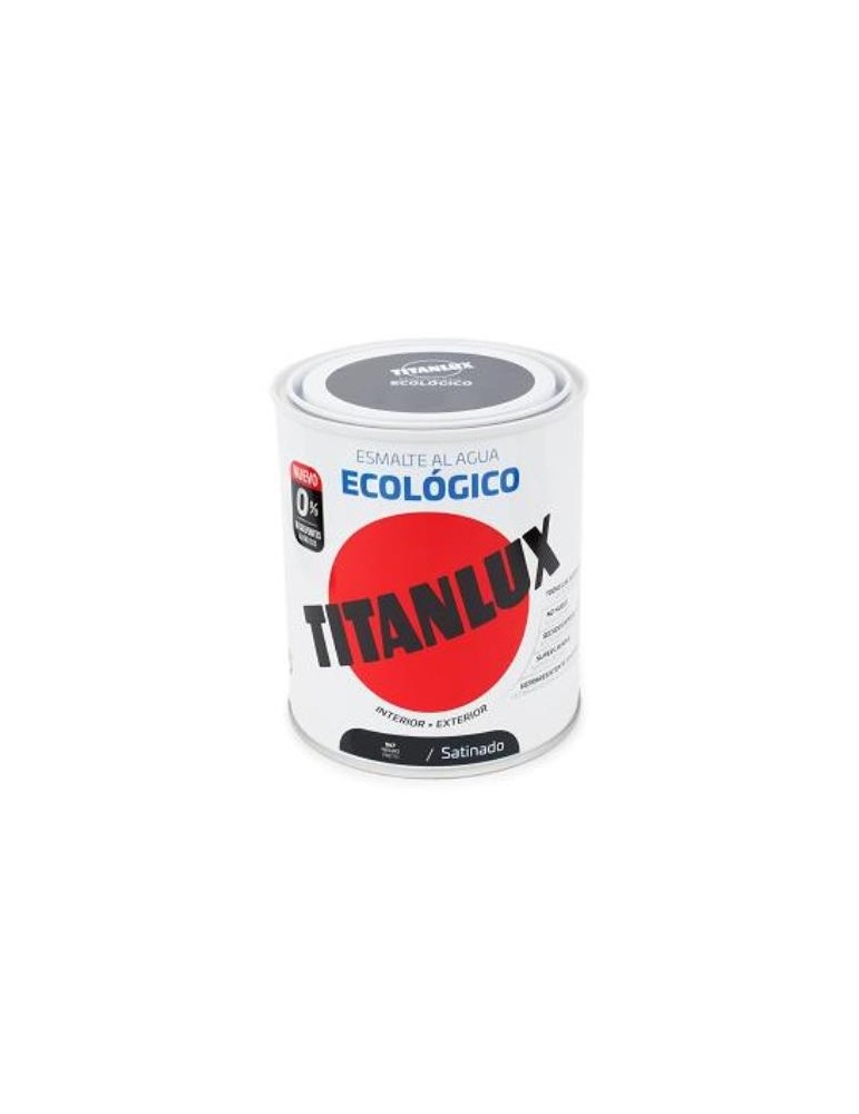 TITANLUX ECO SATINADO NEGRO 750ML