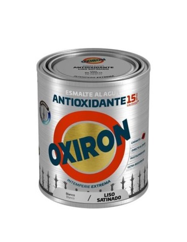 OXIRON AL AGUA FORJA BLANCO SANTINADO LISO 750ML