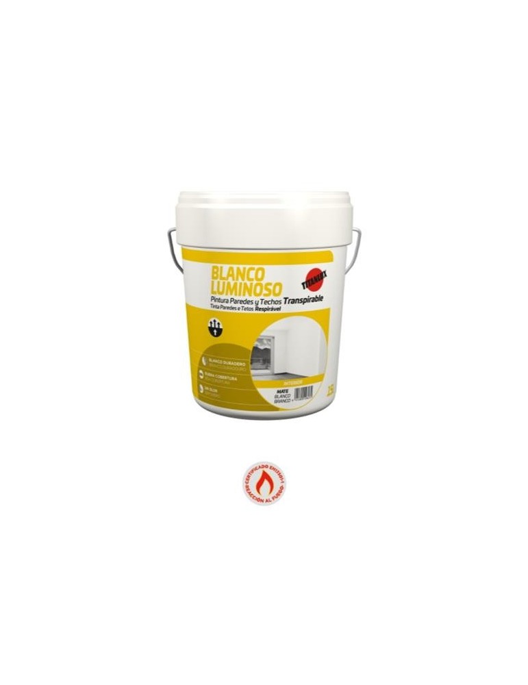 PINTURA BLANCO LUMINOSO TITAN 15 LITROS