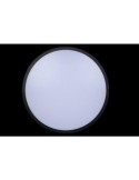 PLAFON HYDRA REDONDO SUPERF MARCO NEGRO 3600LM