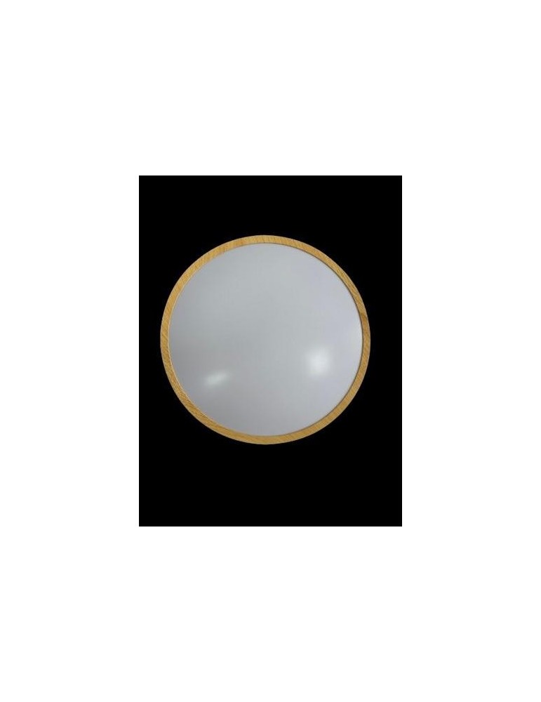PLAFON HYDRA REDONDO SUPERF MARCO MADERA 3600LM