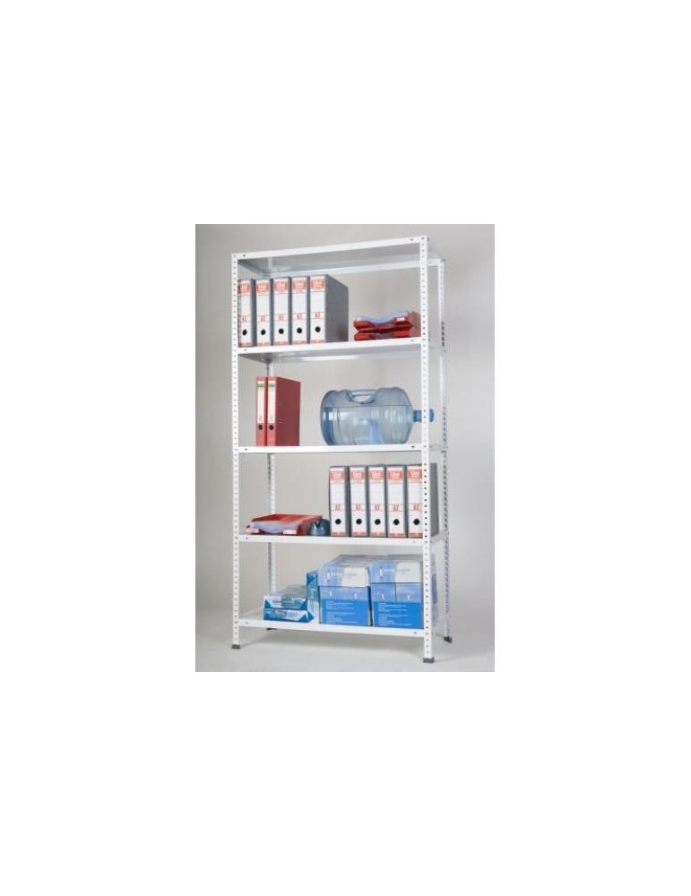 ESTANTERIA METALICA BLANCA 180X90X30 BRICOL