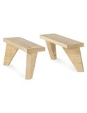 JUEGO DE 2 PATAS DINAMIC DE PINO MACIZO DINPIE.99