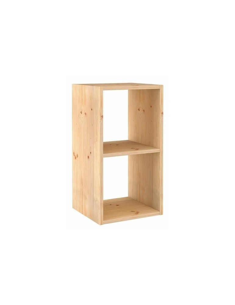 ESTANTERIA MODULAR 2 CUBOS DINAMIC PINO MACIZO