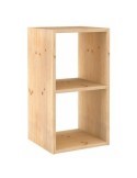 ESTANTERIA MODULAR 2 CUBOS DINAMIC PINO MACIZO