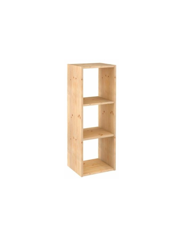 ESTANTERIA MODULAR 3 CUBOS DINAMIC PINO MACIZO