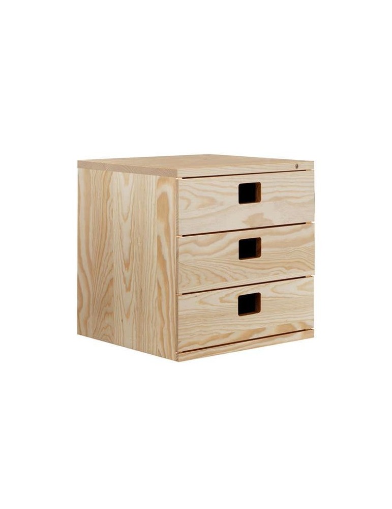 CAJONERA 3 CAJONES DE PINO DINAMIC DMCAJO.99