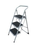TABURETE ACERO/GOMA PLEGABLE 3 PELDAÑOS TAS-3