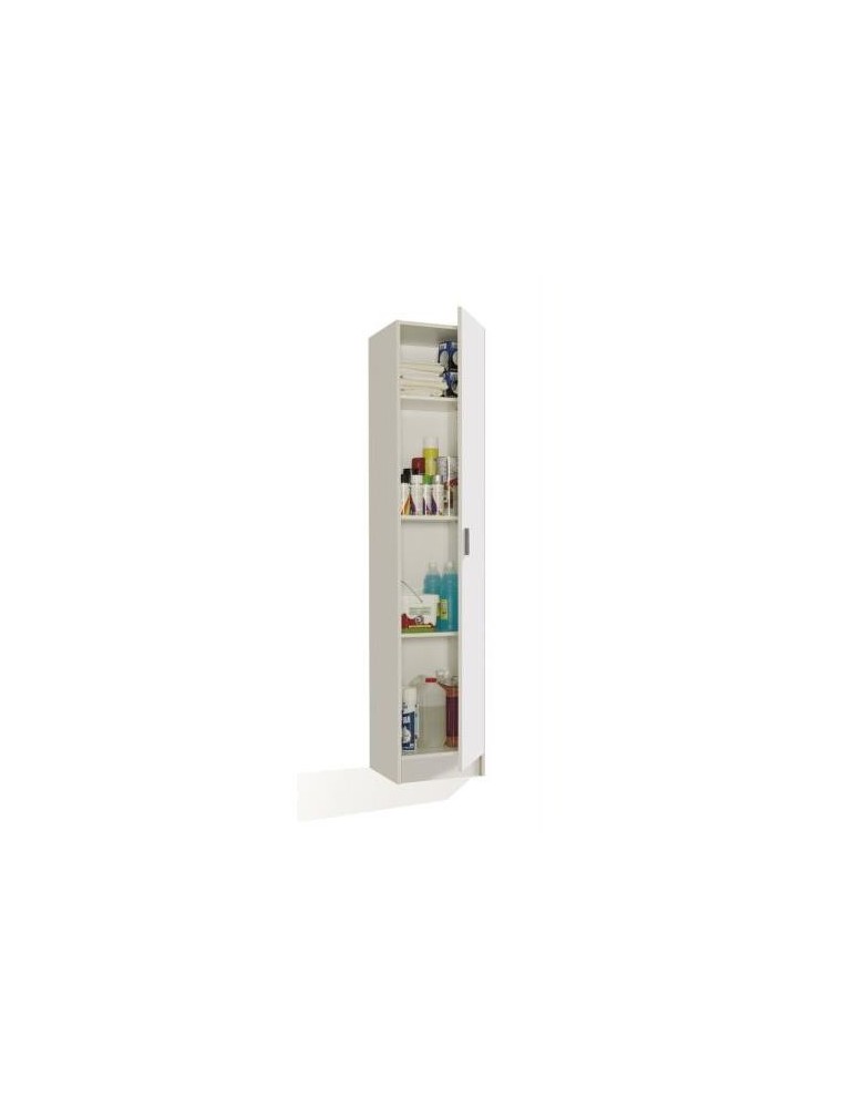 ARMARIO MULTIUSOS 1 PUERTA BLANCO 180X37X37 07141O