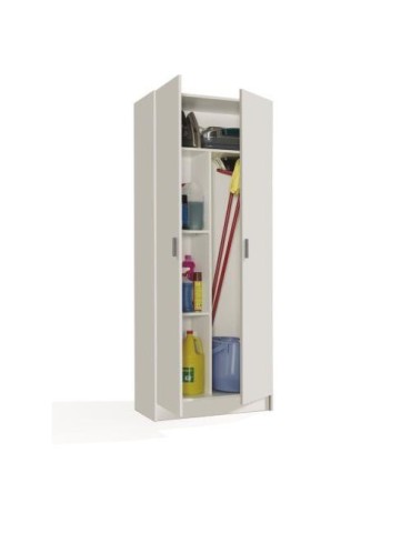 ARMARIO MULTIUSOS 2 PUERTAS BLANCO 180X73X37 7142O