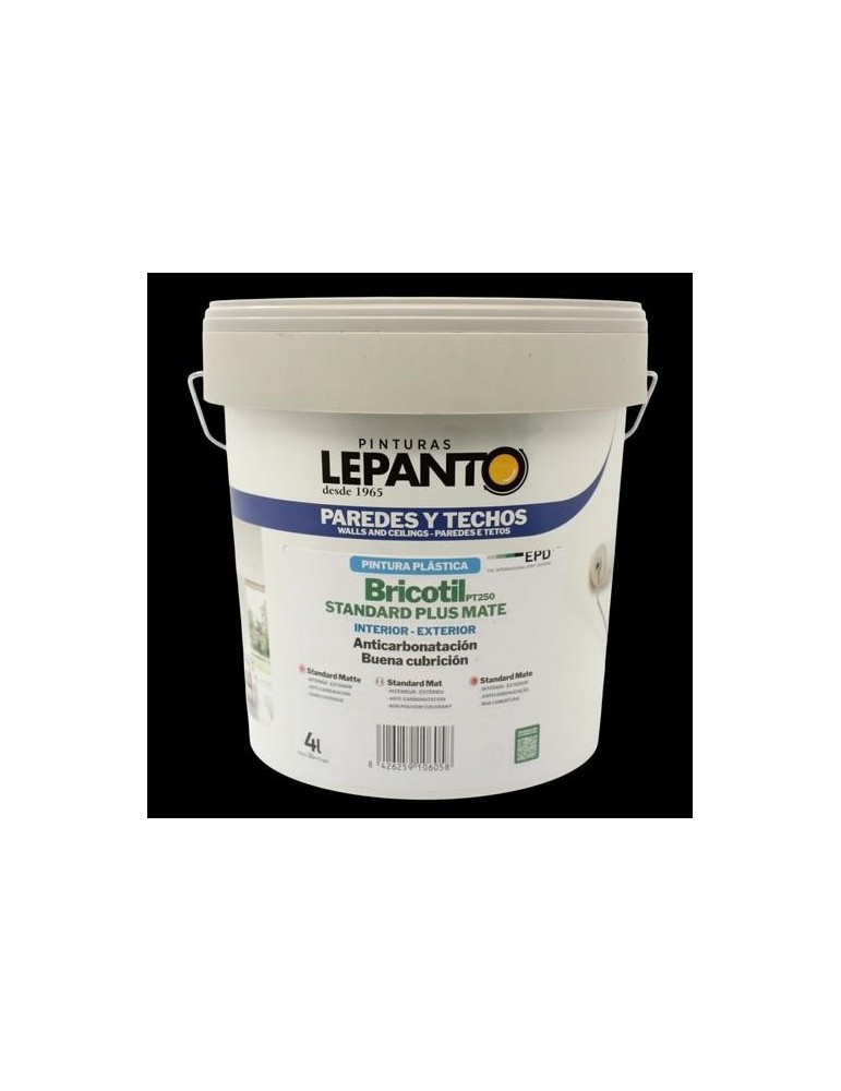 PINTURA PLASTICA BRICOTIL INT-EXT 15L  BLANCO MATE