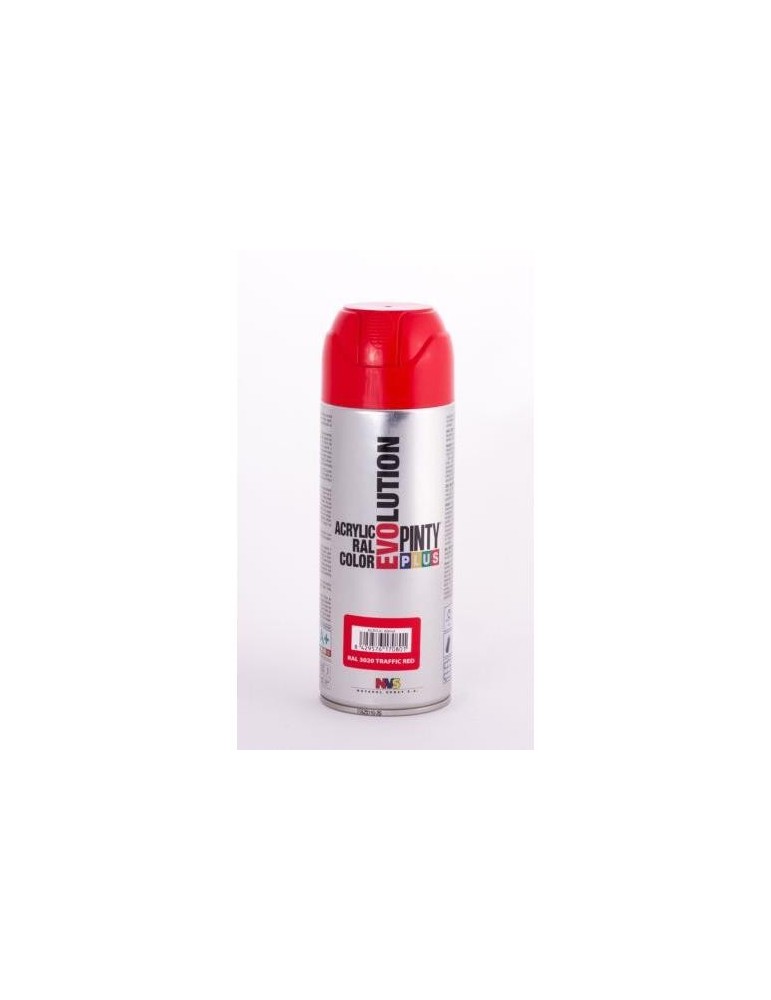 PINTURA SPRAY PINTY PLUS ROJO BRILL. RAL3020 520ML