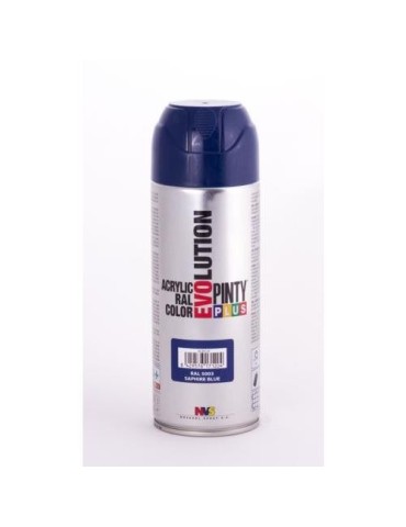 PINTURA SPRAY PINTY PLUS AZUL BRILL.RAL 5003 520ML
