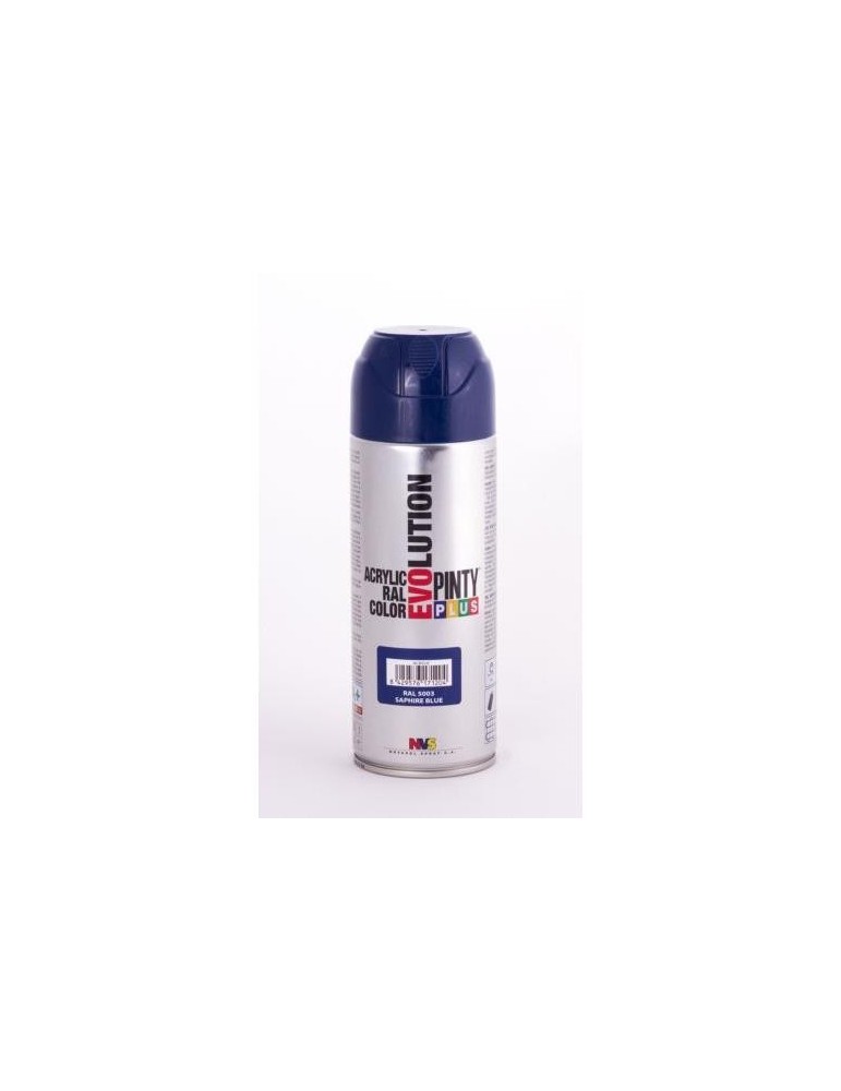 PINTURA SPRAY PINTY PLUS AZUL BRILL.RAL 5003 520ML