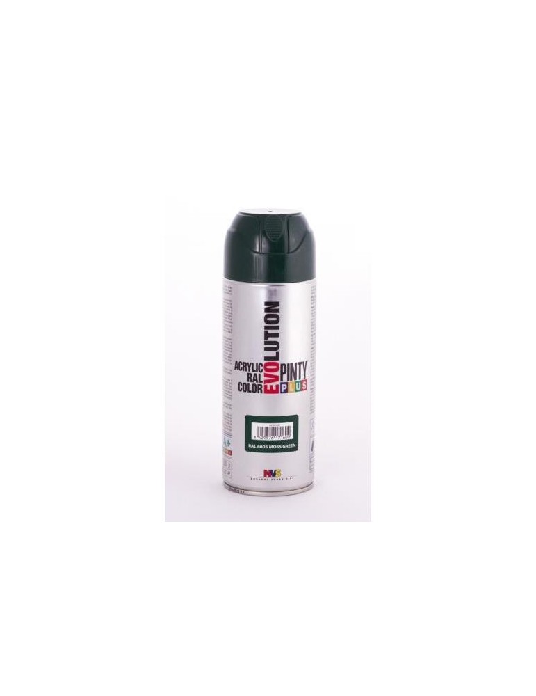PINTURA SPRAY PINTY PLUS VERDE BRILL.RAL6005 520ML