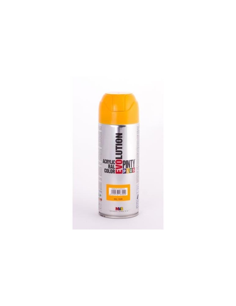 PINTURA SPRAY PINTY PLUS AMA. BRILL.RAL 1028 520ML
