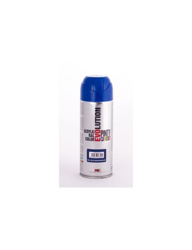 PINTURA SPRAY PINTY PLUS AZUL BRILL.RAL 5010 520ML