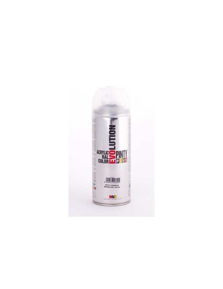 PINTURA SPRAY PINTY PLUS BARNIZ MATE 520ML.