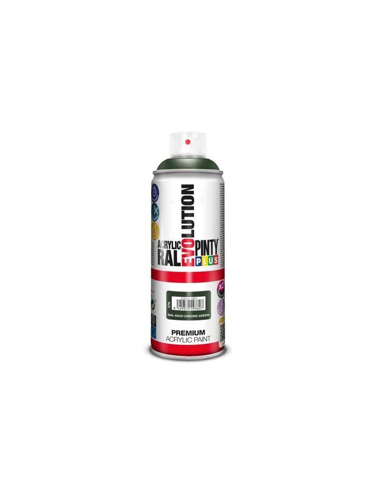 PINTURA SPRAY ACRILICA MATE 520 GRIS PLATA RAL7001