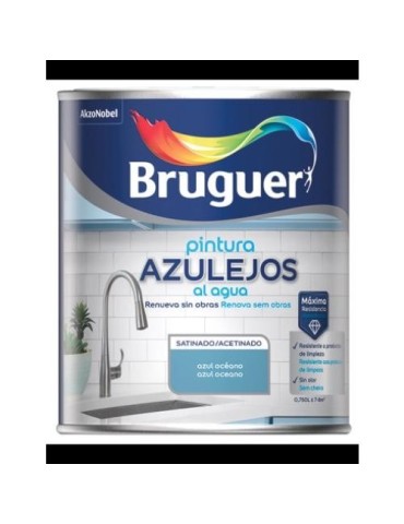ESMALTE AZULEJOS AGUA SATINADO AZUL OCEANO 750ML