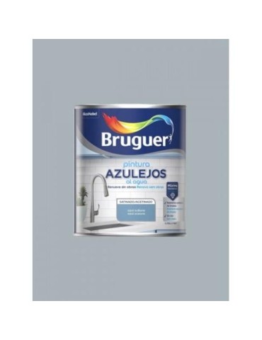 ESMALTE AZULEJOS AGUA SATINADO GRIS AZULADO 750ML