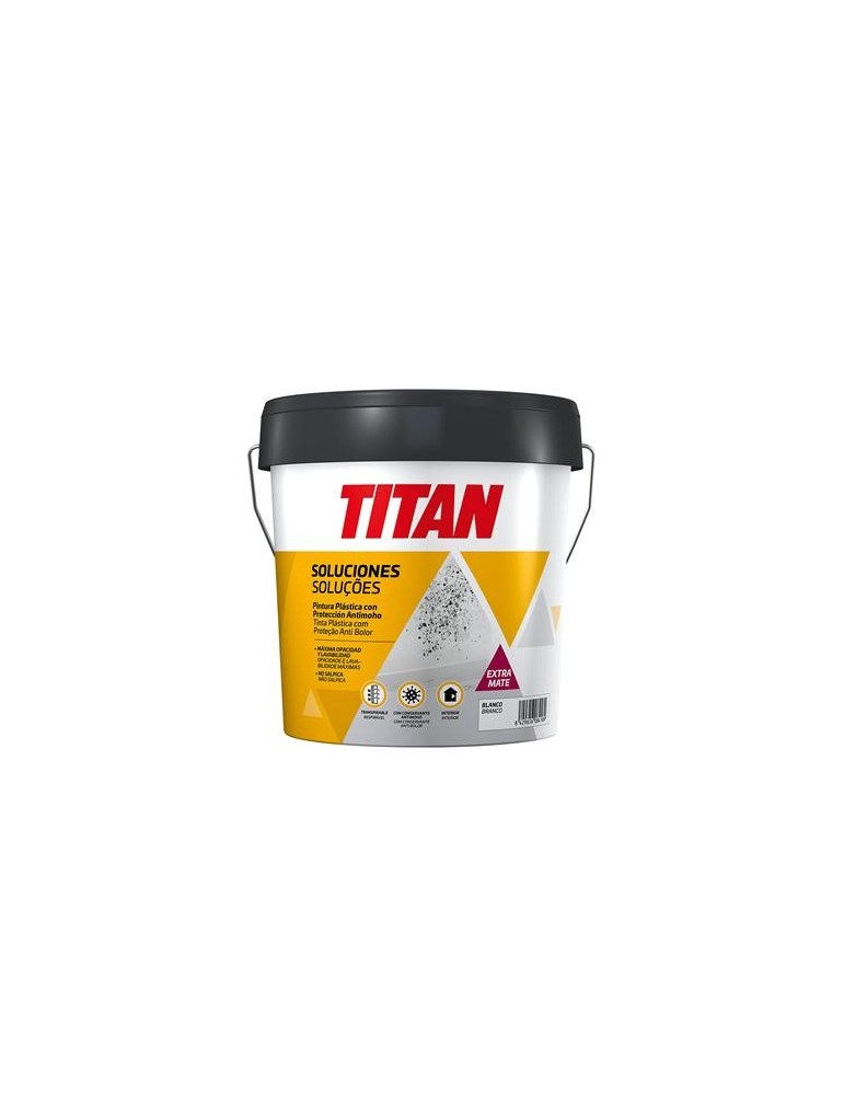 TITAN PINTURA CON PROTECCION ANTIMOHO BLANCO 4L