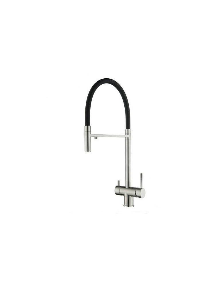 GRIFO COCINA FLEXYFORM OSMOSIS CROMO/NEGRO