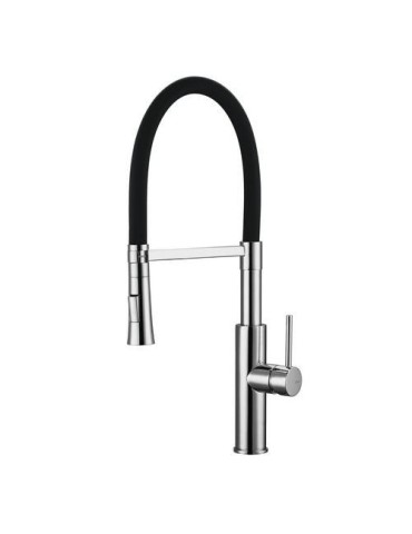 GRIFO COCINA DIRIGIBLE FLEXYFORM CROMO/NEGRO
