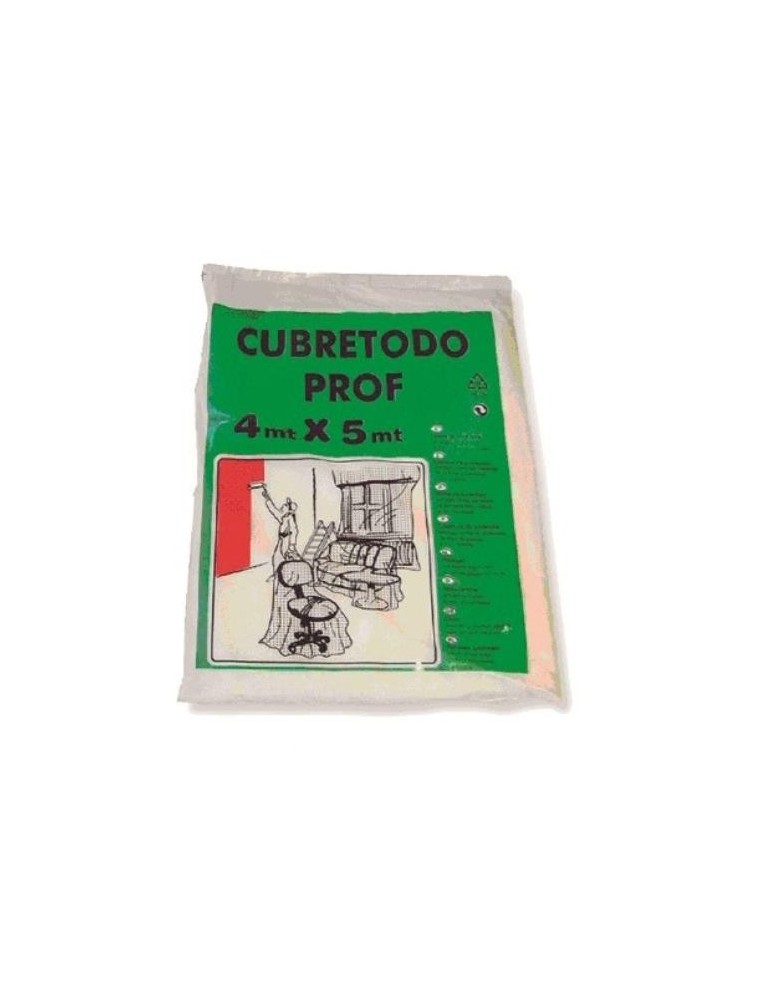 PLASTICO CUBRETODO  PINTAR PROFESIONAL 4X5M 401001