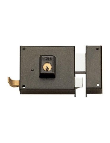CERRADURA SOBREPONER 125-A PINTADA 120 IZDA.PERFIL