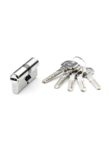 CILINDRO SEGURIDAD 30X30 NIQUEL YL6 LEVA CORTA